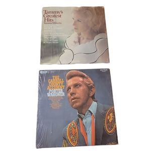 Portor Wagoner & Tammy Wynette vinyl albums
